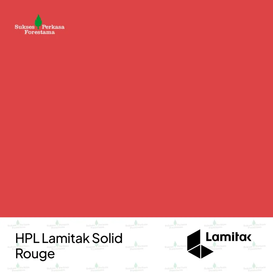 HPL Lamitak Solid Rouge