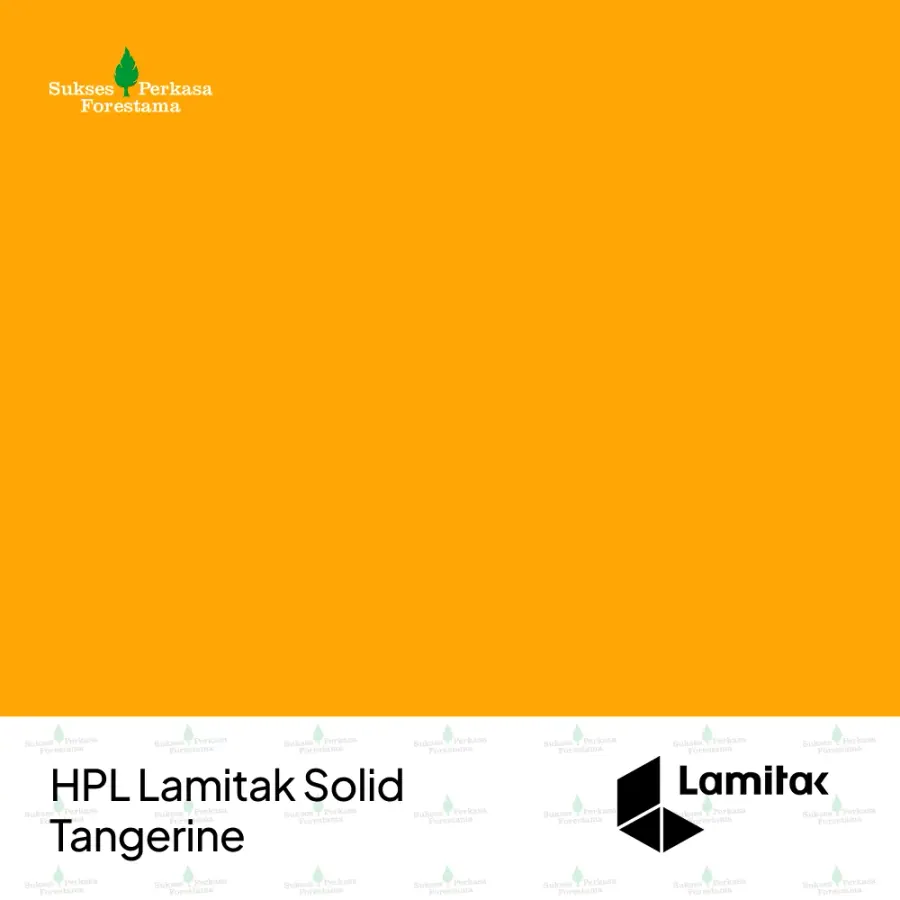 HPL Lamitak Solid Tangerine