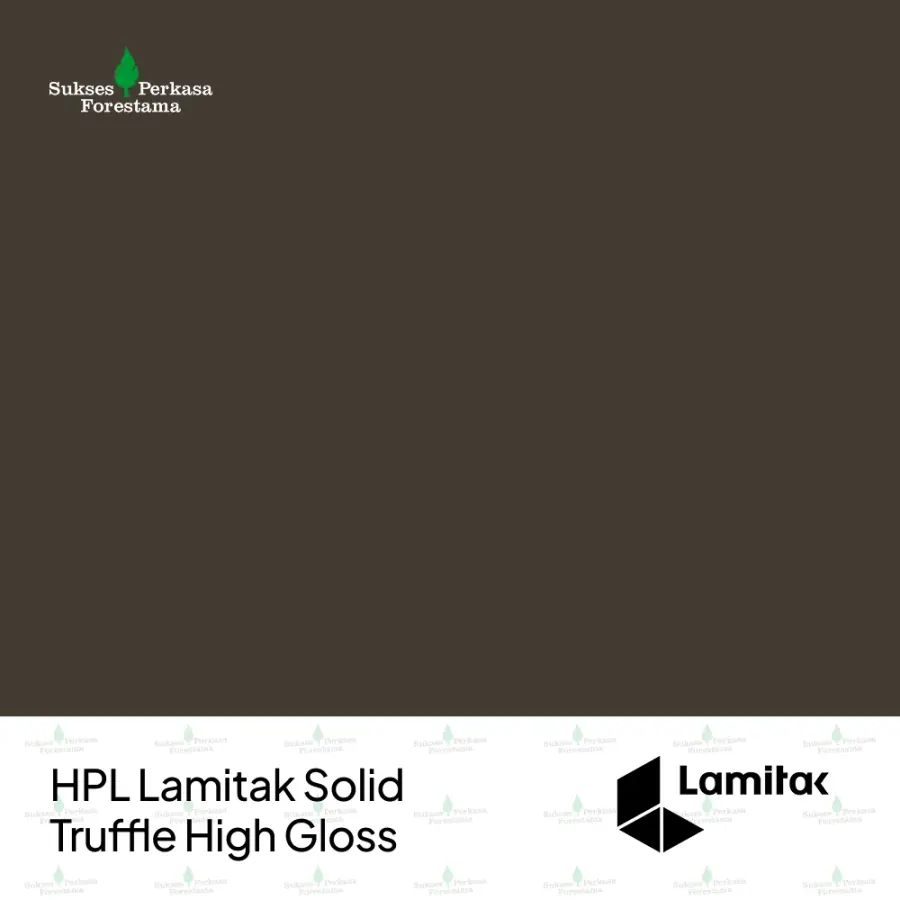 HPL Lamitak Solid Truffle High Gloss