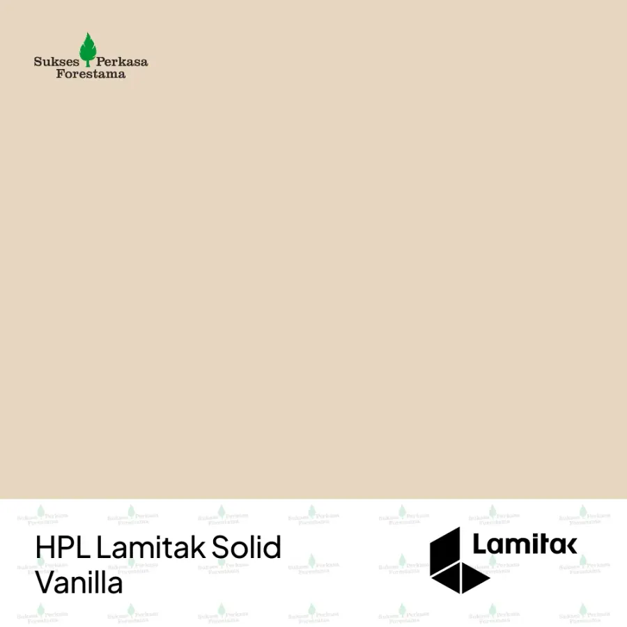 HPL Lamitak Solid Vanilla