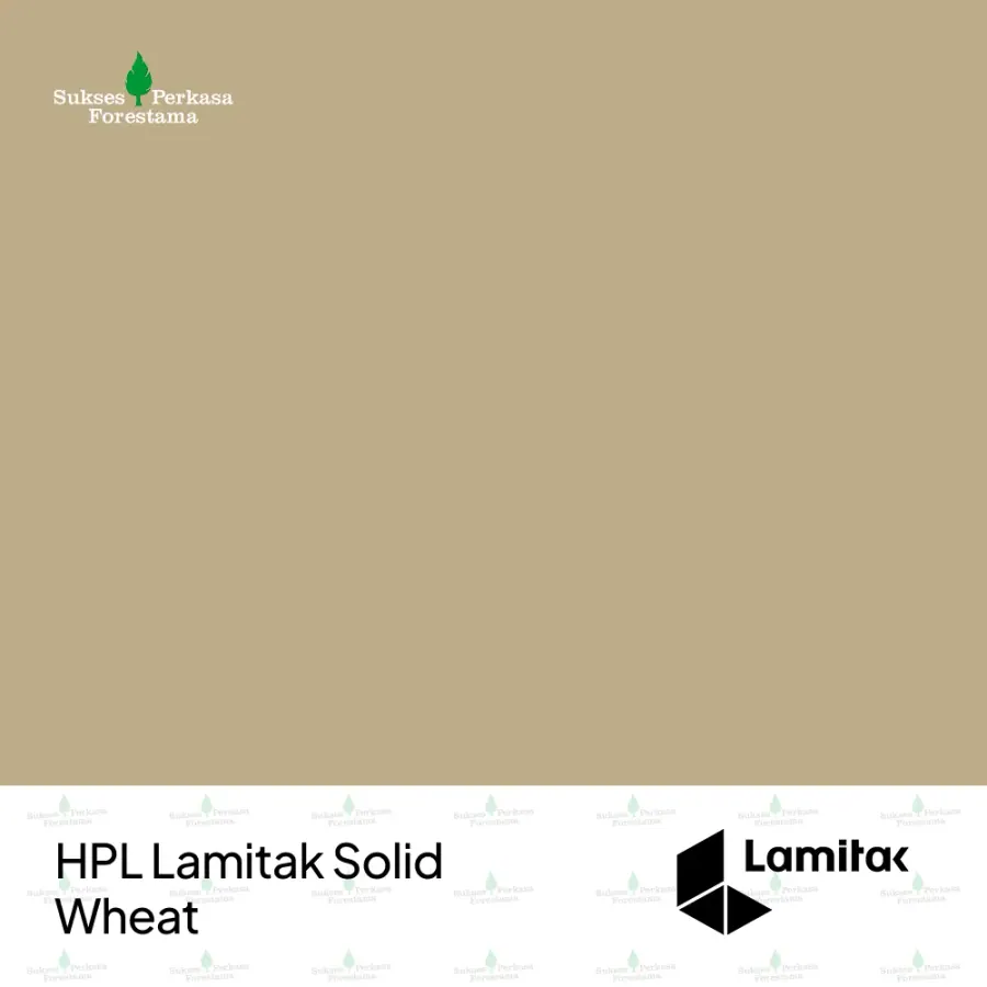 HPL Lamitak Solid Wheat