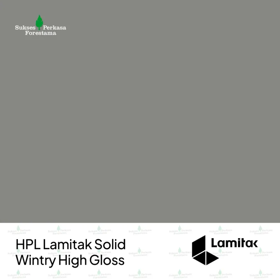 HPL Lamitak Solid Wintry High Gloss