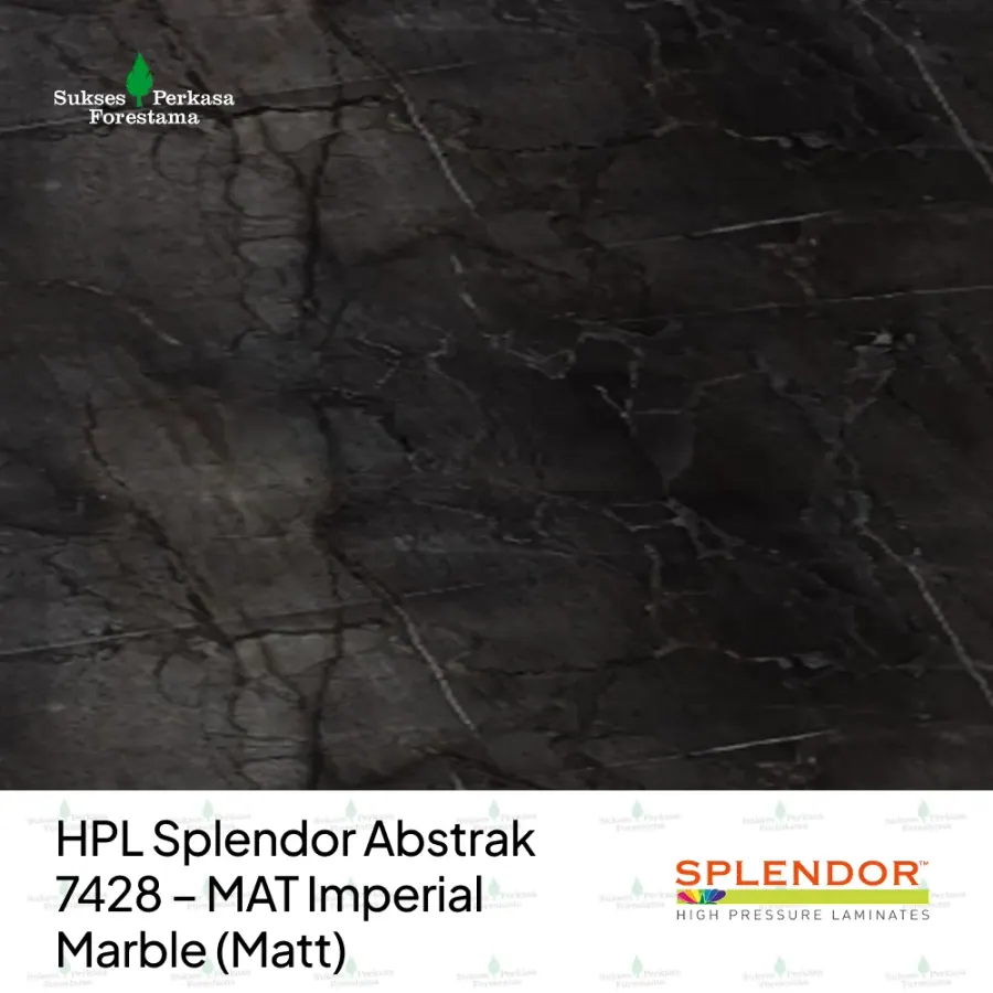 HPL Splendor Abstrak 7428 – MAT Imperial Marble (Matt)