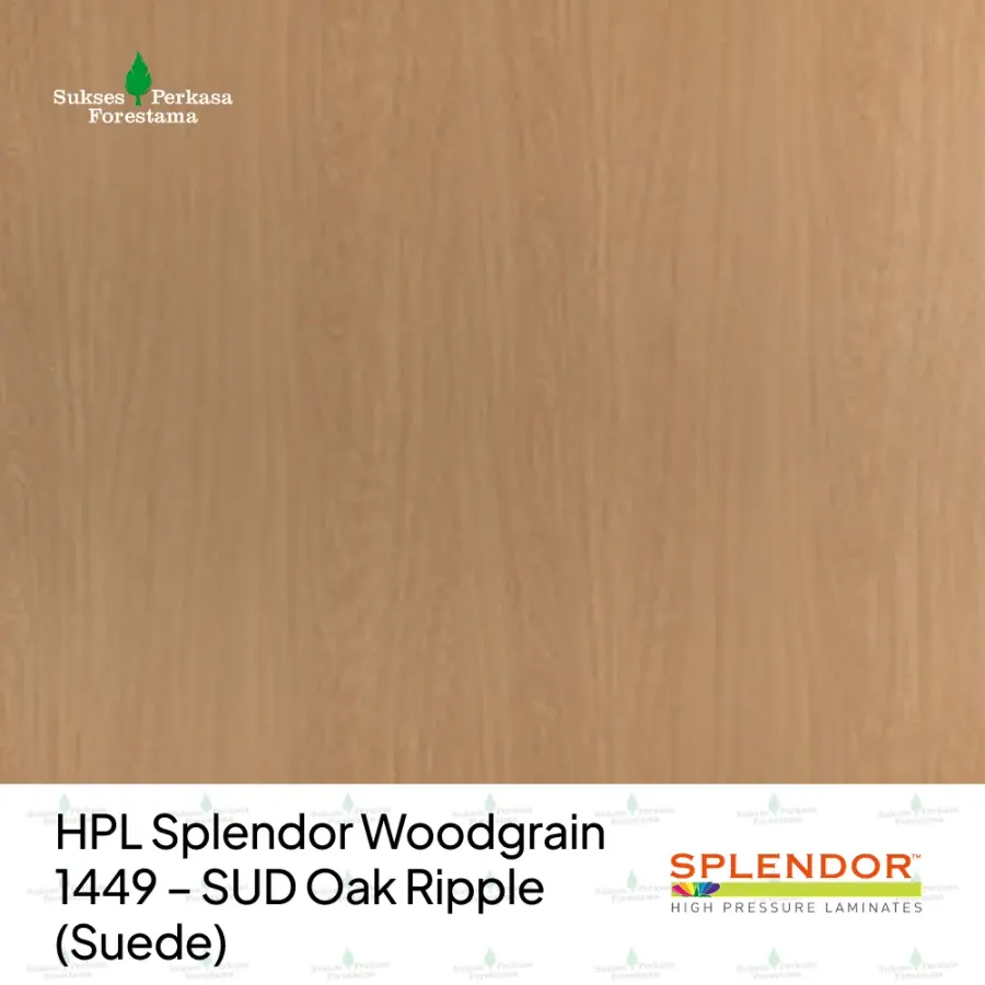 HPL Splendor Woodgrain 1449 – SUD Oak Ripple (Suede)