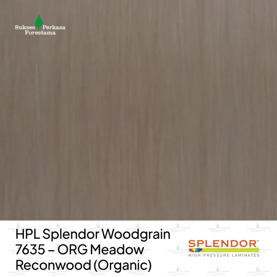 HPL Splendor Woodgrain 7635 – ORG Meadow Reconwood (Organic)