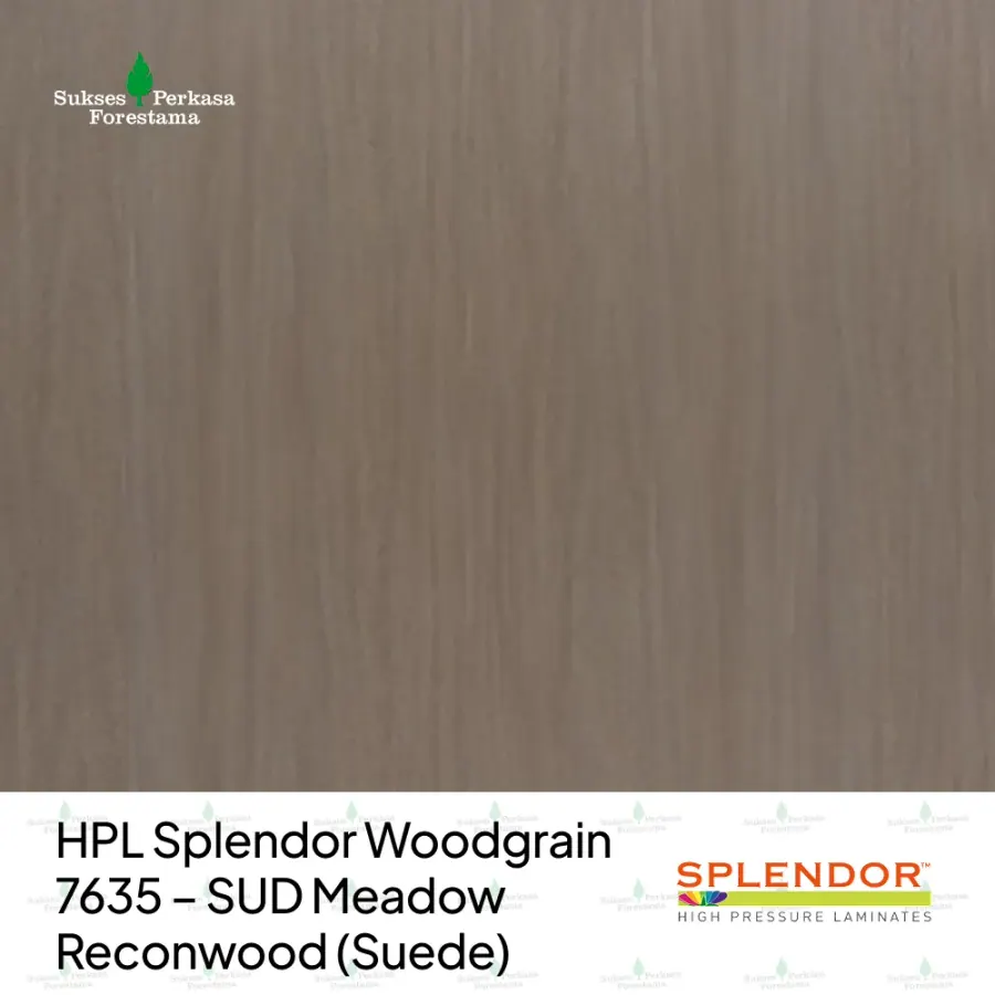 HPL Splendor Woodgrain 7635 – SUD Meadow Reconwood (Suede)