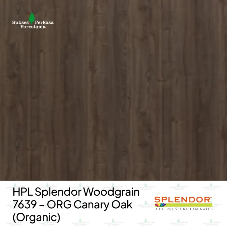 HPL Splendor Woodgrain 7639 – ORG Canary Oak (Organic)