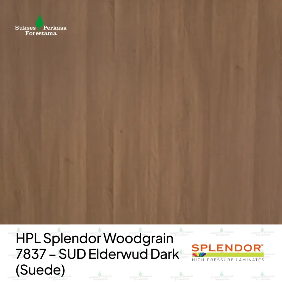 HPL Splendor Woodgrain 7837 – SUD Elderwud Dark (Suede)