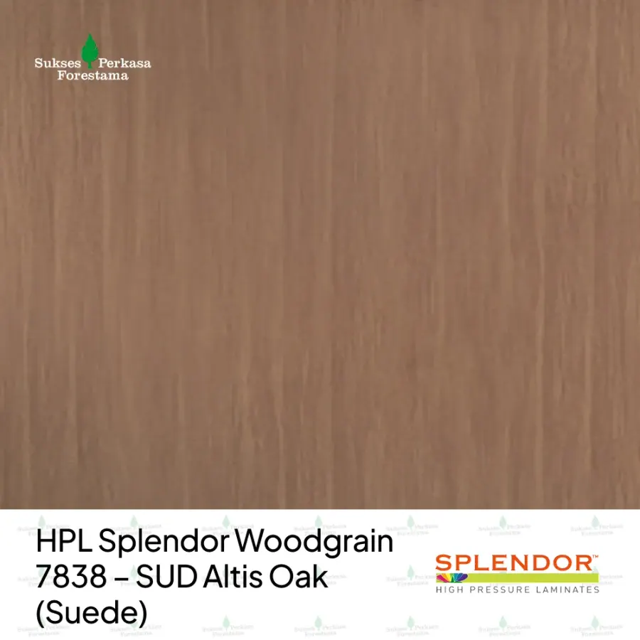 HPL Splendor Woodgrain 7838 – SUD Altis Oak (Suede)