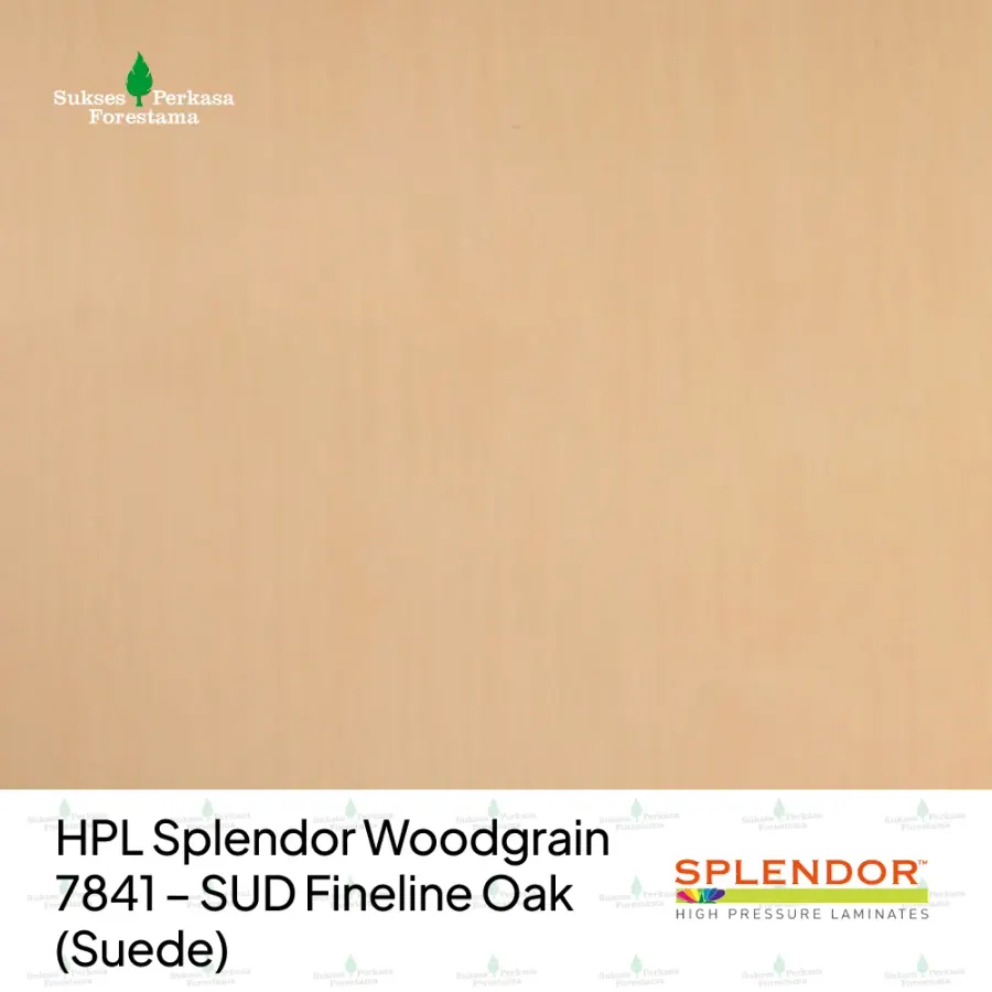 HPL Splendor Woodgrain 7841 – SUD Fineline Oak (Suede)