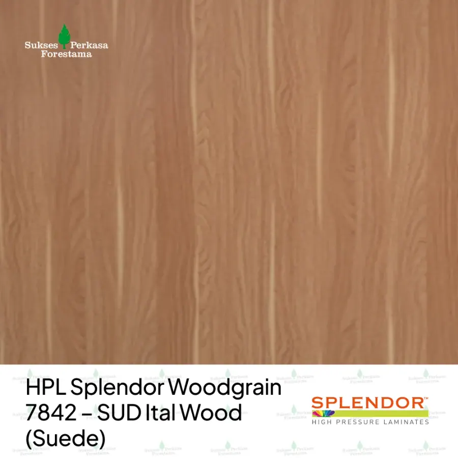 HPL Splendor Woodgrain 7842 – SUD Ital Wood (Suede)
