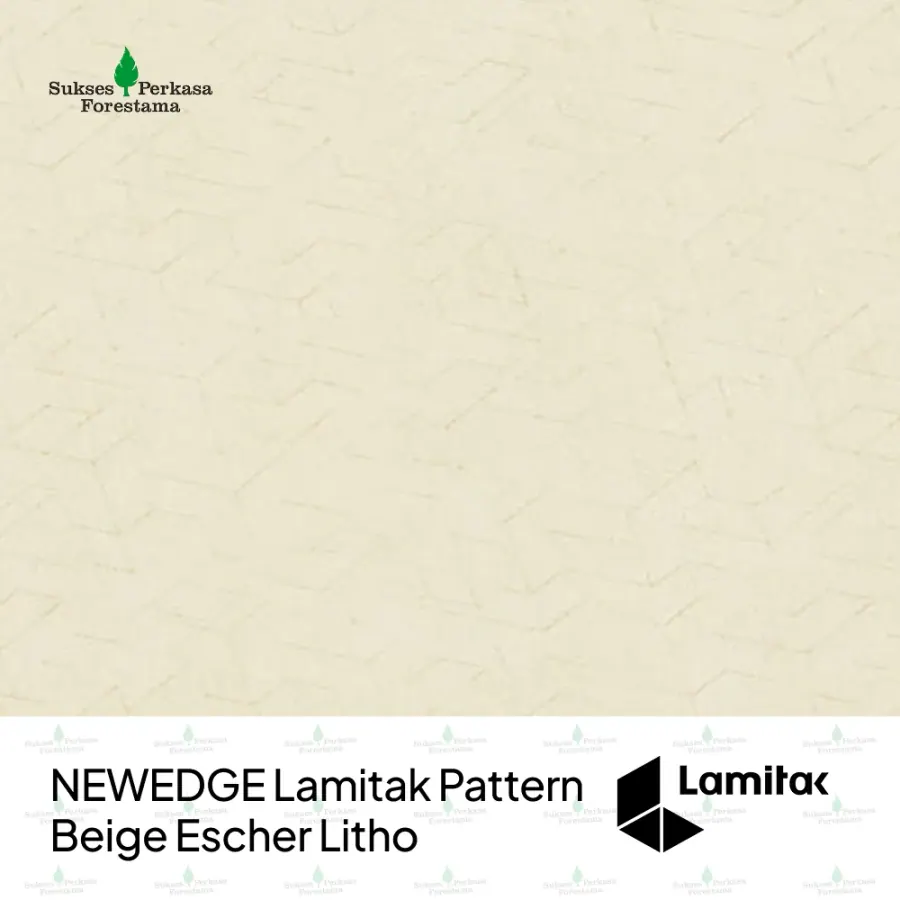 NEWEDGE Lamitak Pattern Beige Escher Litho