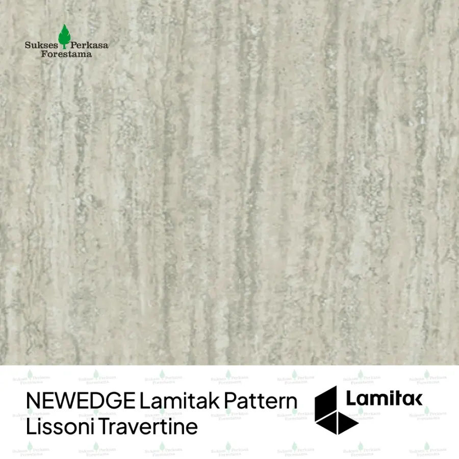 NEWEDGE Lamitak Pattern Lissoni Travertine