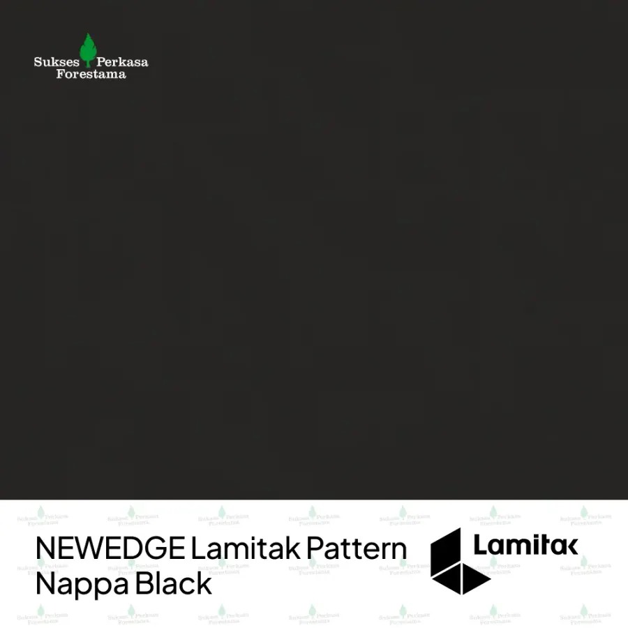 NEWEDGE Lamitak Pattern Nappa Black