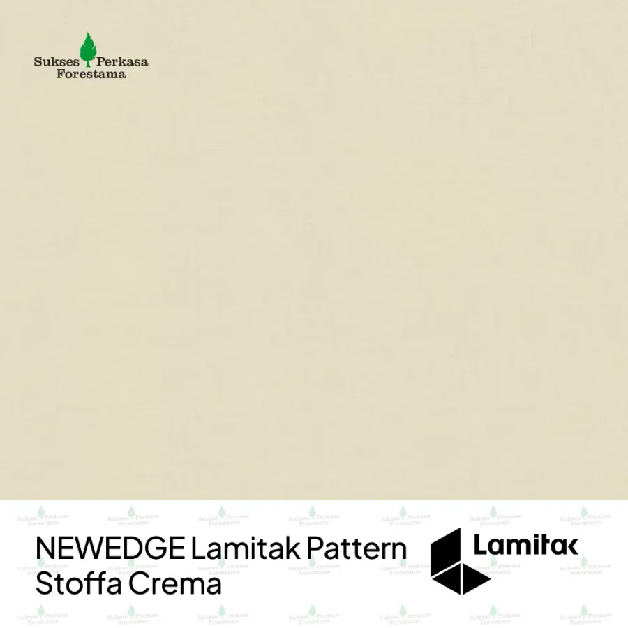NEWEDGE Lamitak Pattern Stoffa Crema