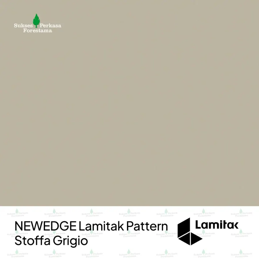 NEWEDGE Lamitak Pattern Stoffa Grigio