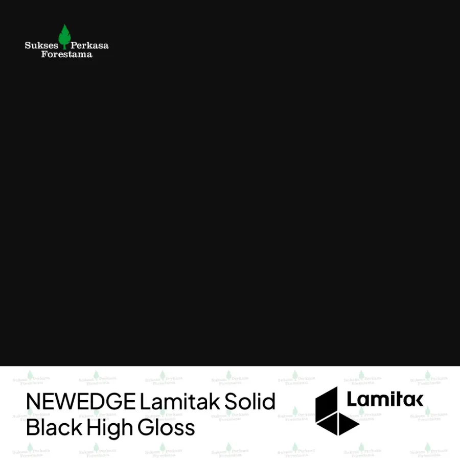 NEWEDGE Lamitak Solid Black High Gloss