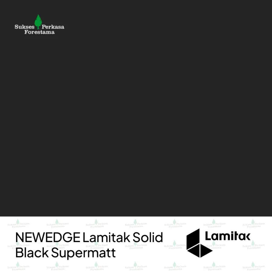 NEWEDGE Lamitak Solid Black Supermatt