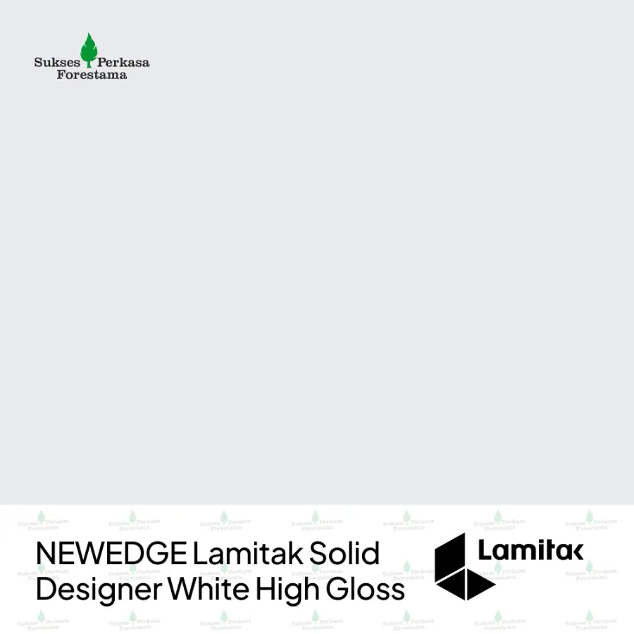 NEWEDGE Lamitak Solid Designer White High Gloss