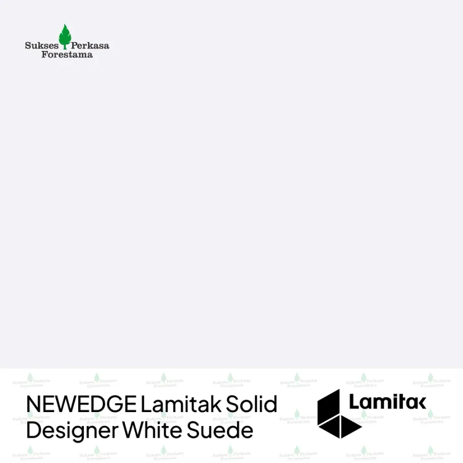 NEWEDGE Lamitak Solid Designer White Suede