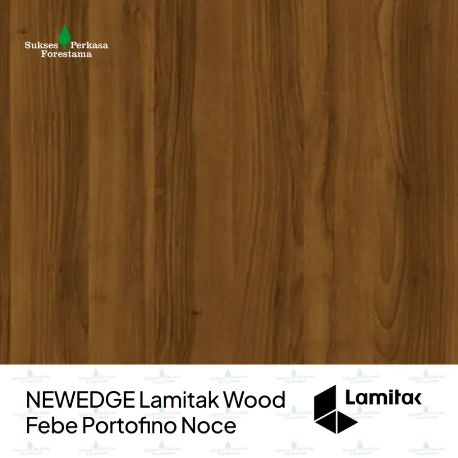NEWEDGE Lamitak Wood Febe Portofino Noce