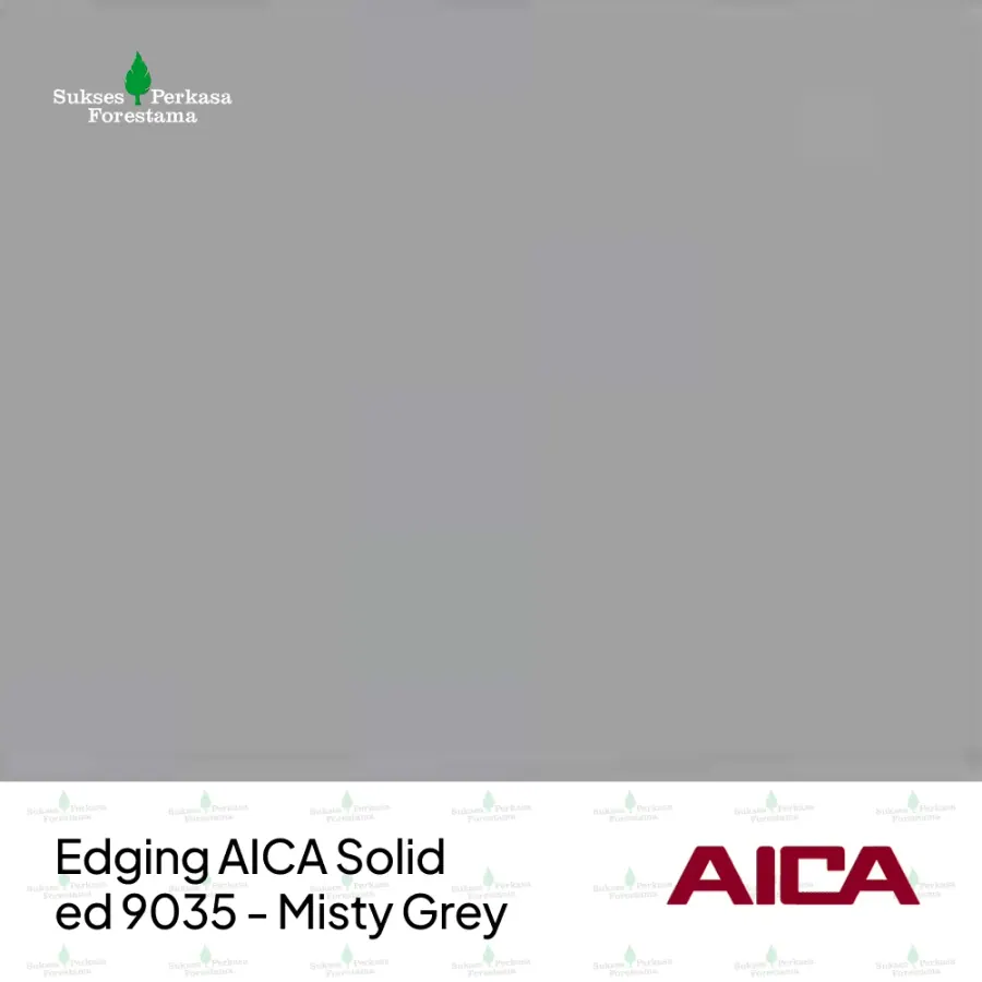 Edging AICA Solid ed 9035 - Misty Grey