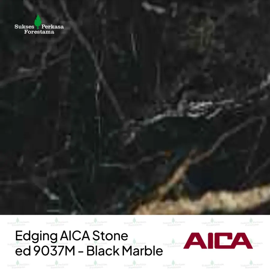 Edging AICA Stone ed 9037M - Black Marble