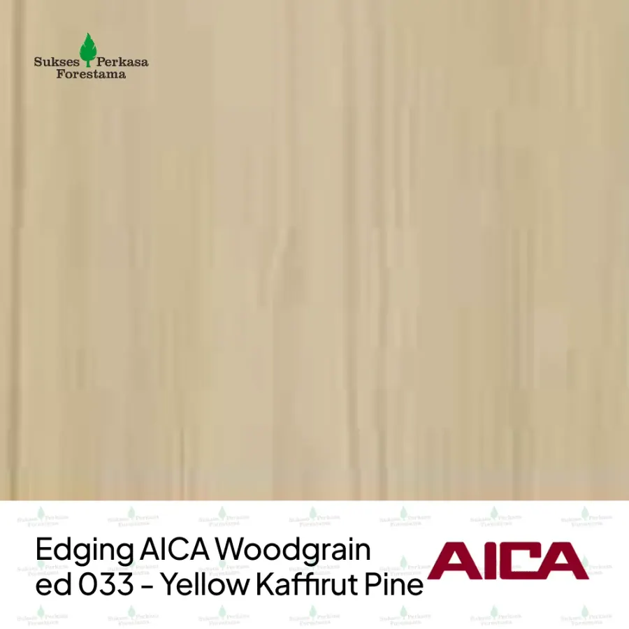 Edging AICA Woodgrain ed 033 - Yellow Kaffirut Pine