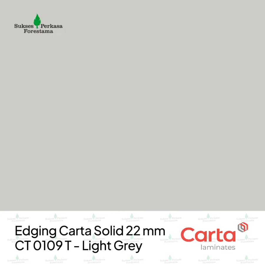Edging Carta Solid 22 mm CT 0109 T - Light Grey