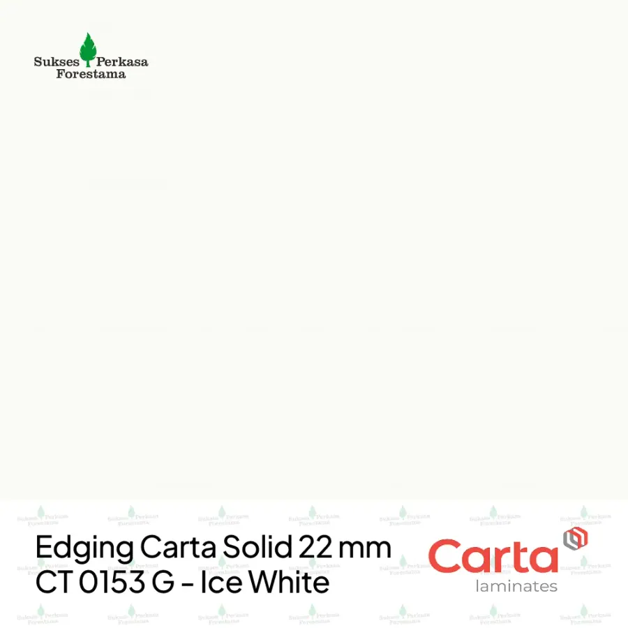 Edging Carta Solid 22 mm CT 0153 G - Ice White