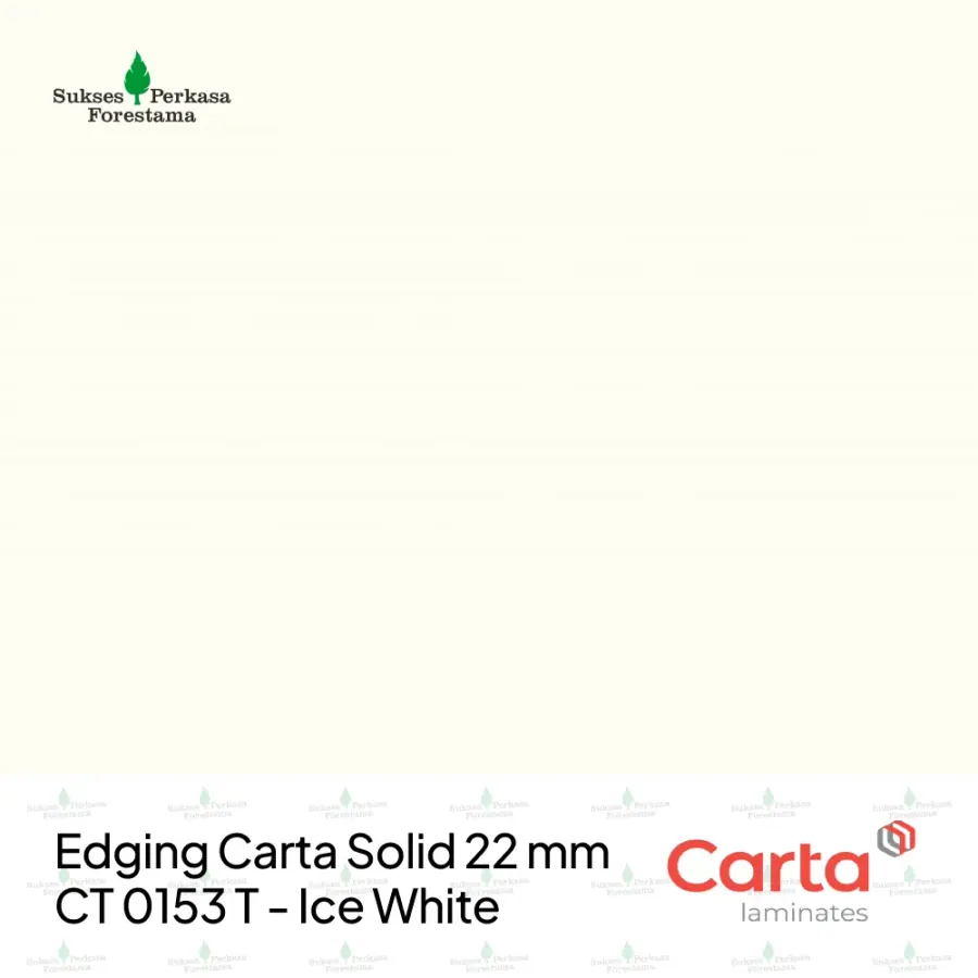 Edging Carta Solid 22 mm CT 0153 T - Ice White
