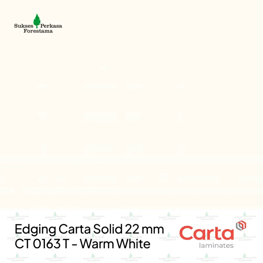 Edging Carta Solid 22 mm CT 0163 T - Warm White