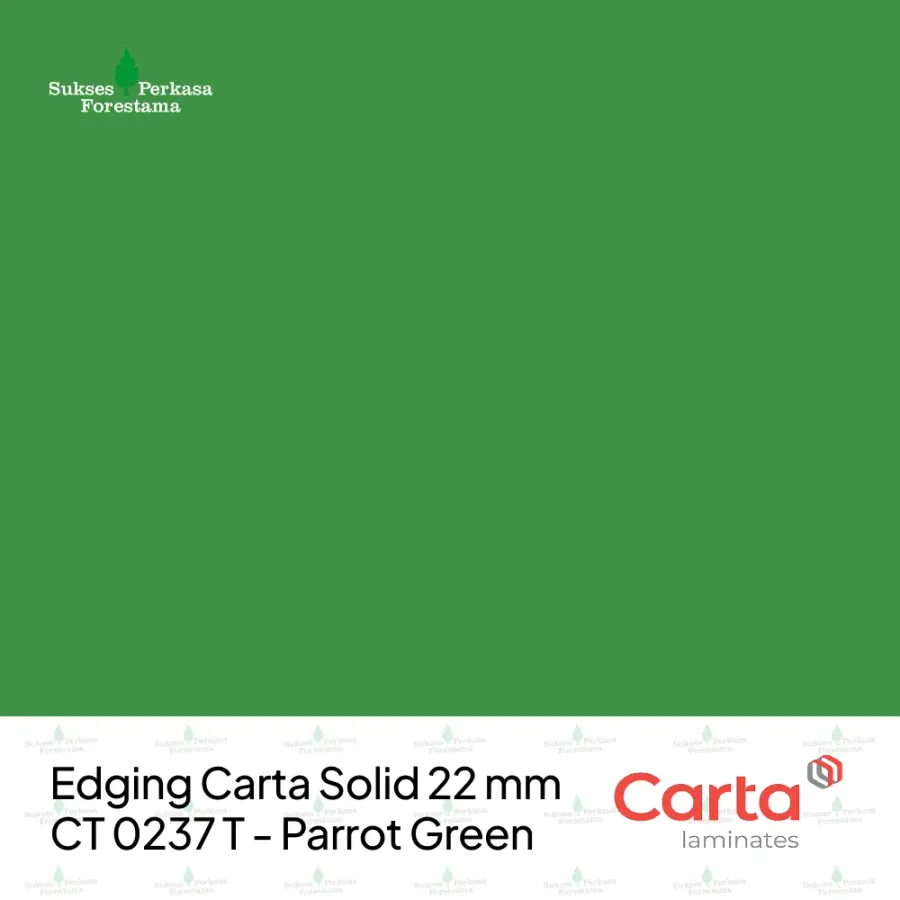 Edging Carta Solid 22 mm CT 0237 T - Parrot Green