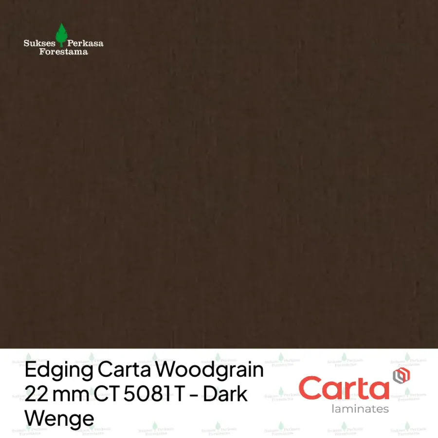 Edging Carta Woodgrain 22 mm CT 5081 T - Dark Wenge