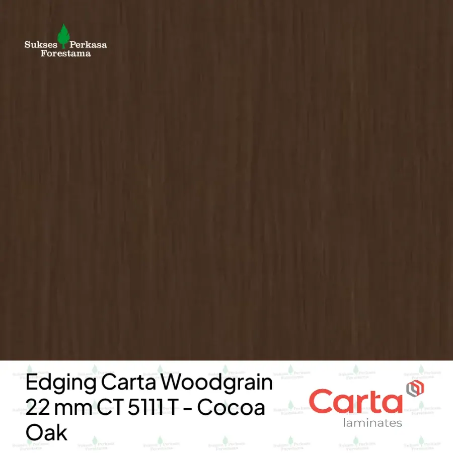 Edging Carta Woodgrain 22 mm CT 5111 T - Cocoa Oak