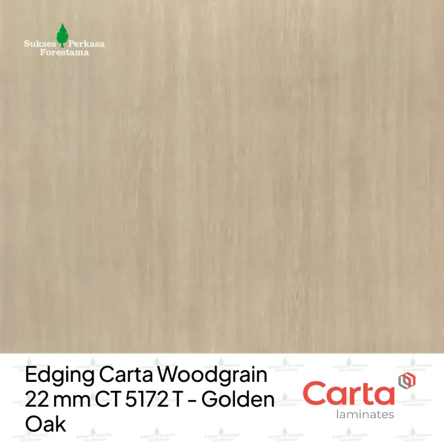 Edging Carta Woodgrain 22 mm CT 5172 T - Golden Oak