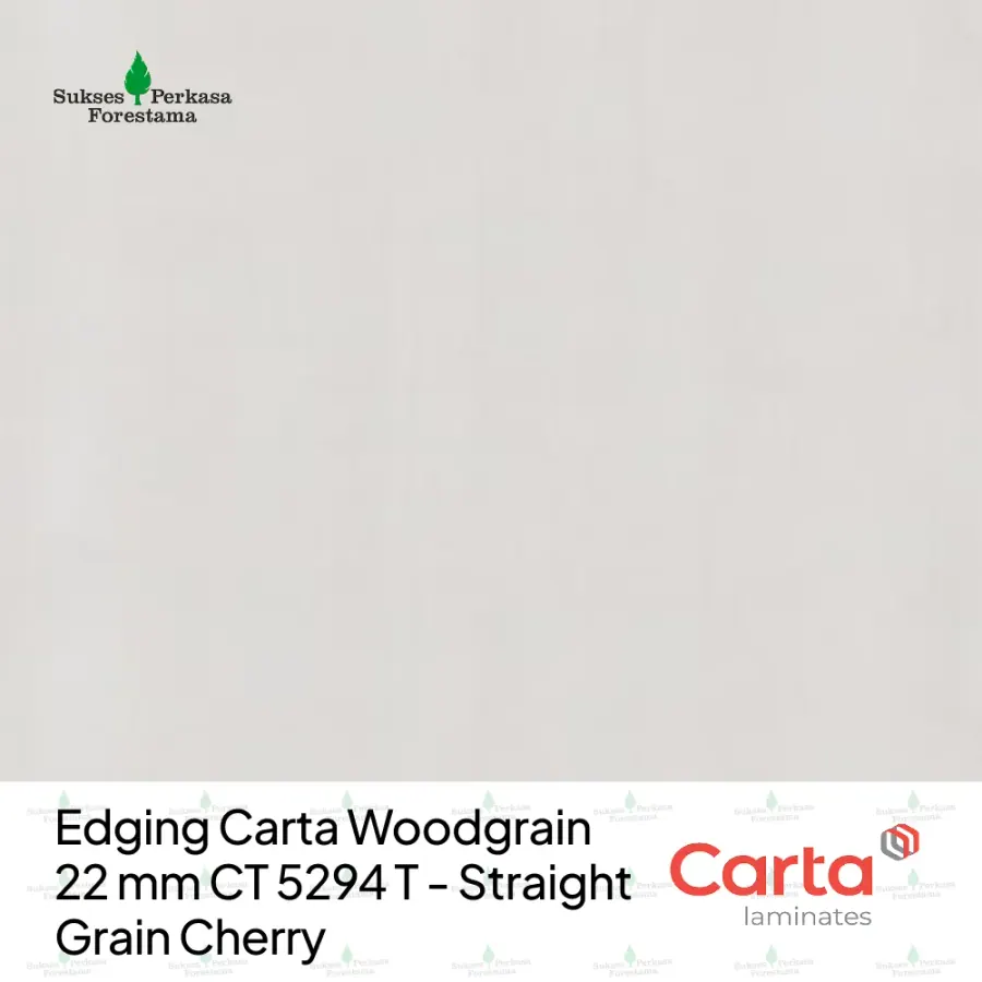 Edging Carta Woodgrain 22 mm CT 5294 T - Straight Grain Cherry