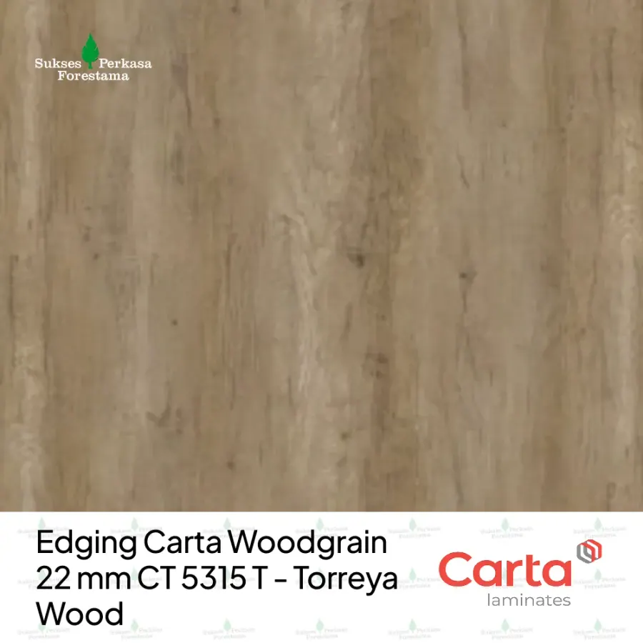 Edging Carta Woodgrain 22 mm CT 5315 T - Torreya Wood