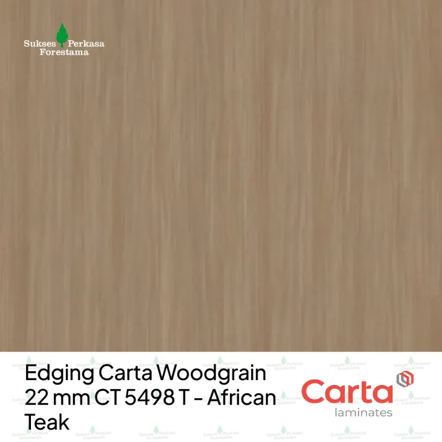 Edging Carta Woodgrain 22 mm CT 5498 T - African Teak