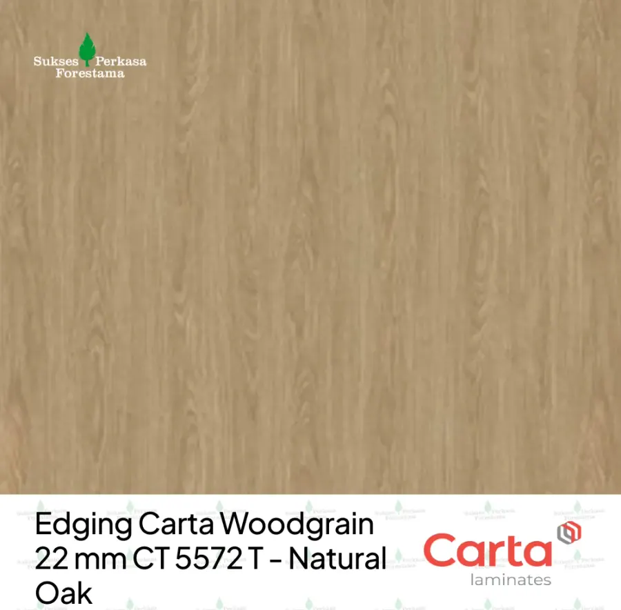 Edging Carta Woodgrain 22 mm CT 5572 T - Natural Oak