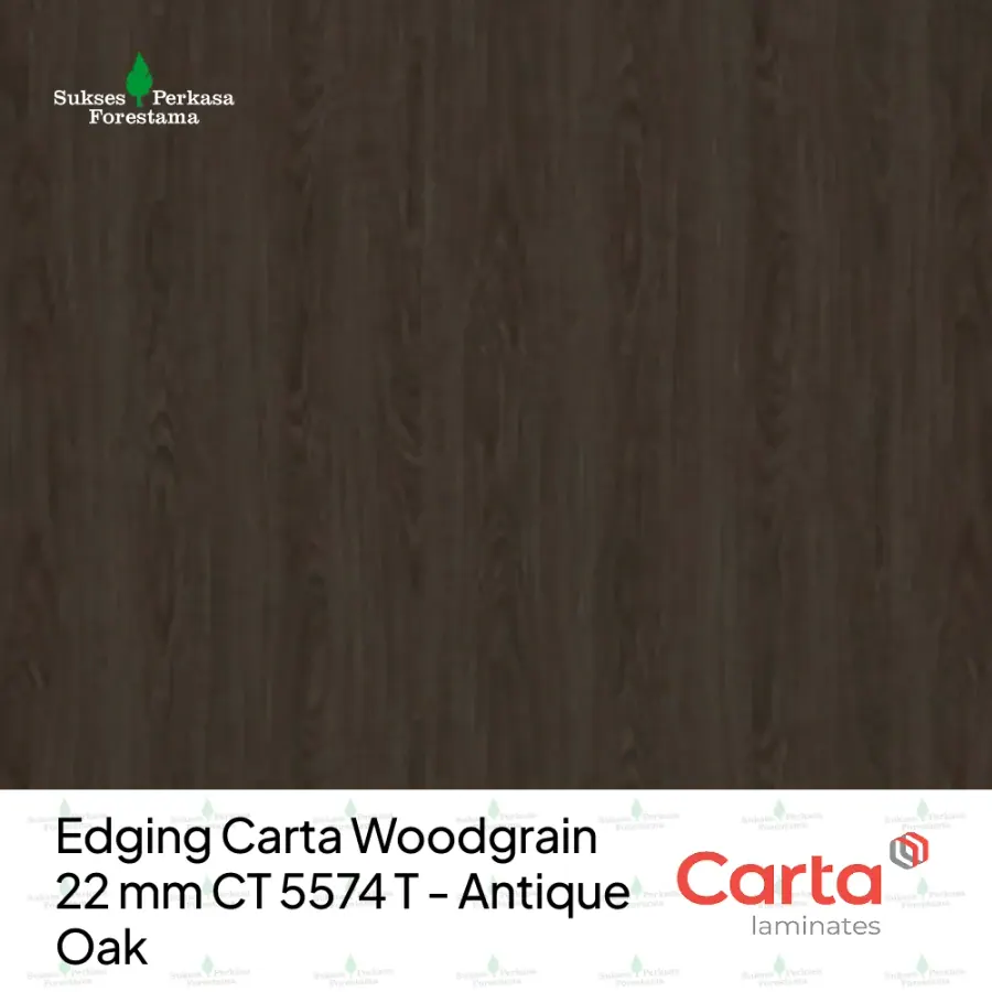 Edging Carta Woodgrain 22 mm CT 5574 T - Antique Oak