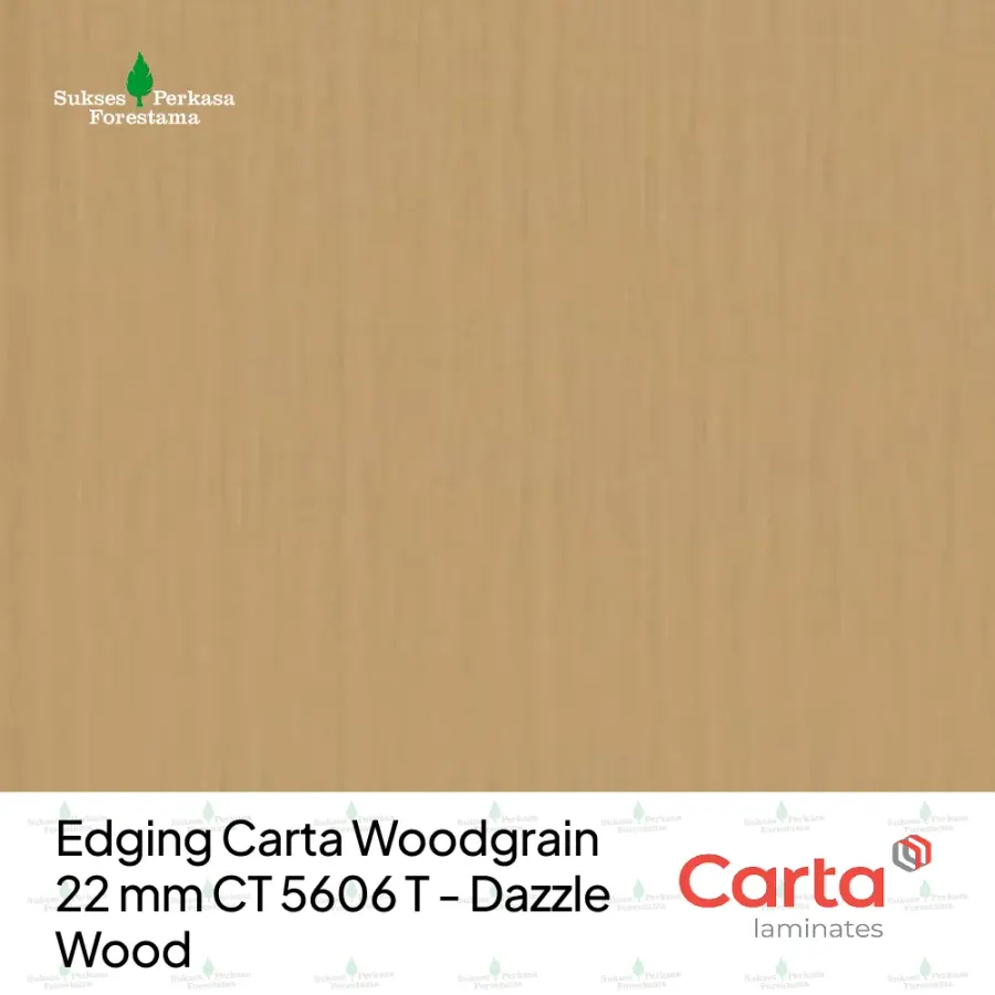 Edging Carta Woodgrain 22 mm CT 5606 T - Dazzle Wood