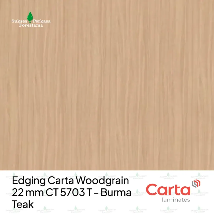 Edging Carta Woodgrain 22 mm CT 5703 T - Burma Teak