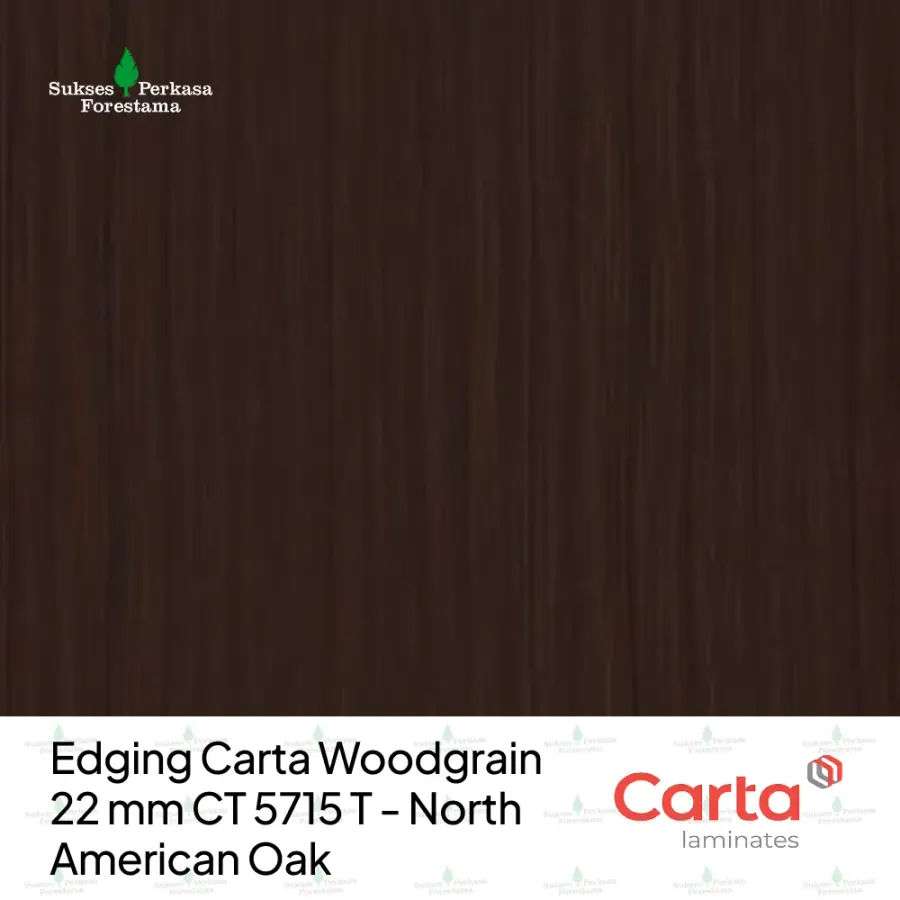 Edging Carta Woodgrain 22 mm CT 5715 T - North American Oak
