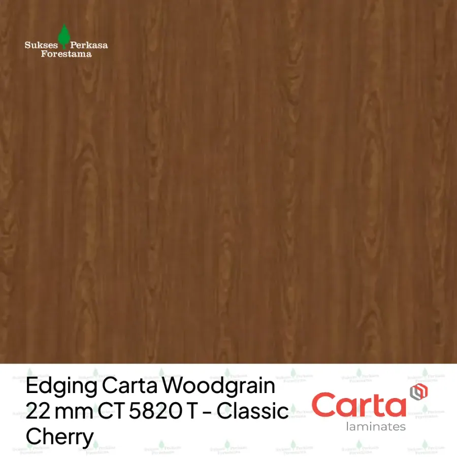 Edging Carta Woodgrain 22 mm CT 5820 T - Classic Cherry