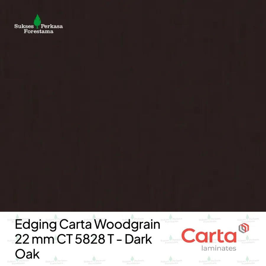 Edging Carta Woodgrain 22 mm CT 5828 T - Dark Oak