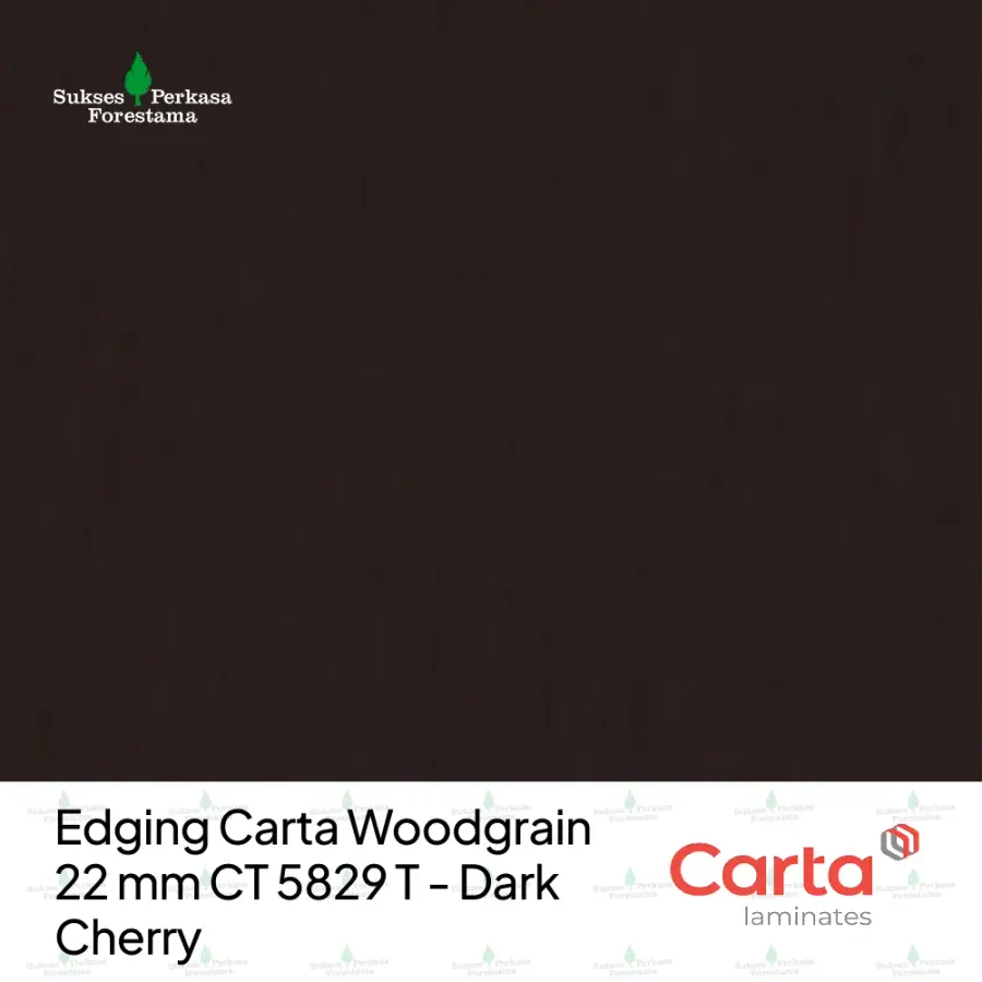 Edging Carta Woodgrain 22 mm CT 5829 T - Dark Cherry