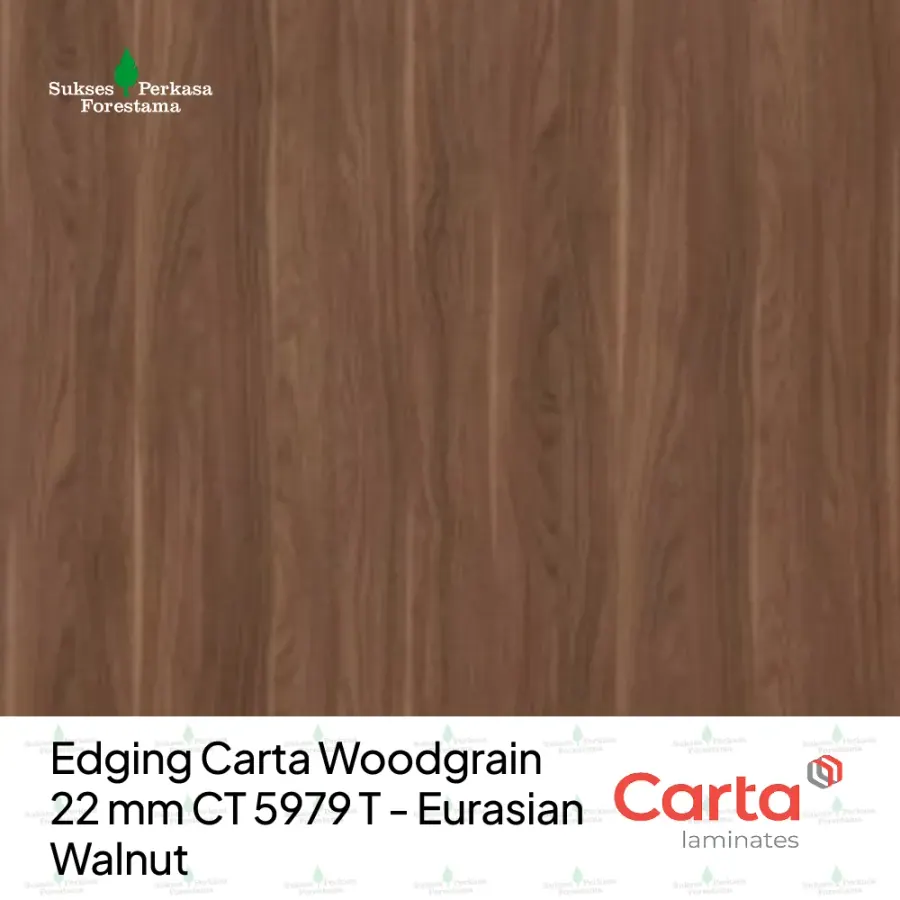 Edging Carta Woodgrain 22 mm CT 5979 T - Eurasian Walnut