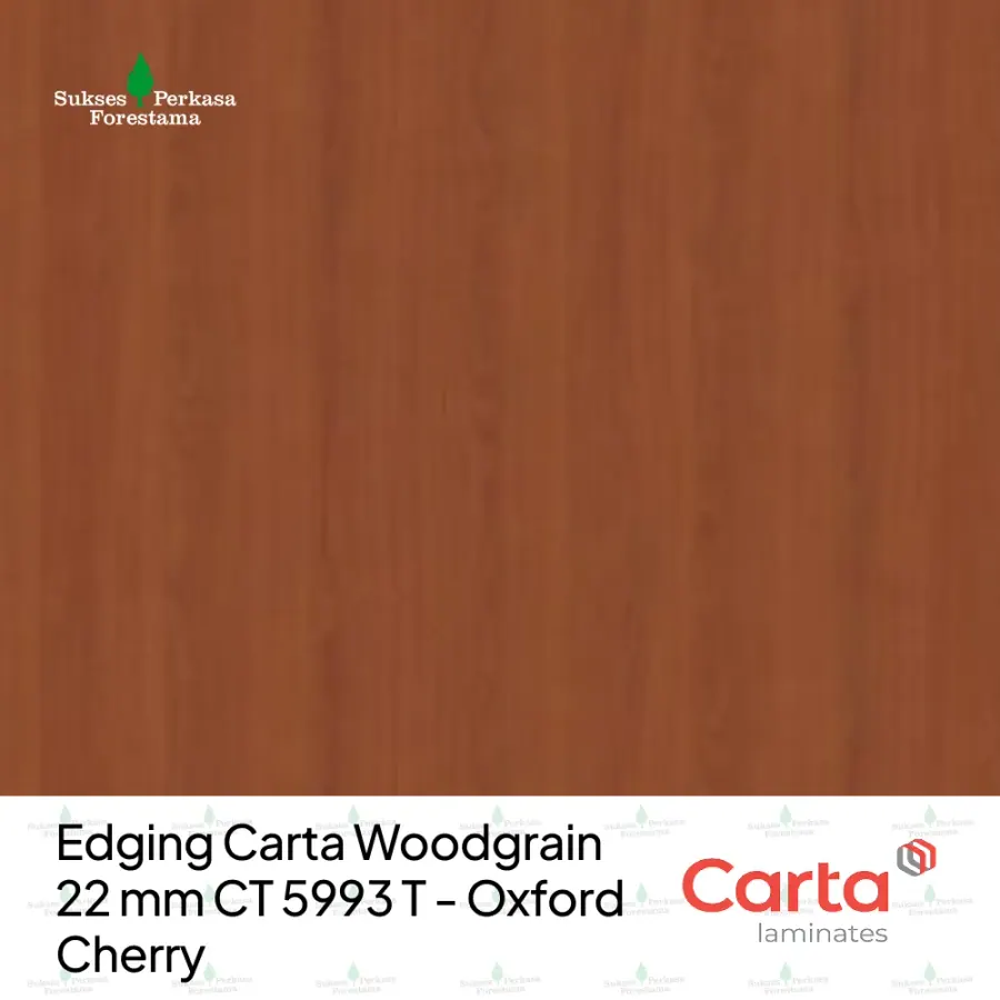 Edging Carta Woodgrain 22 mm CT 5993 T - Oxford Cherry