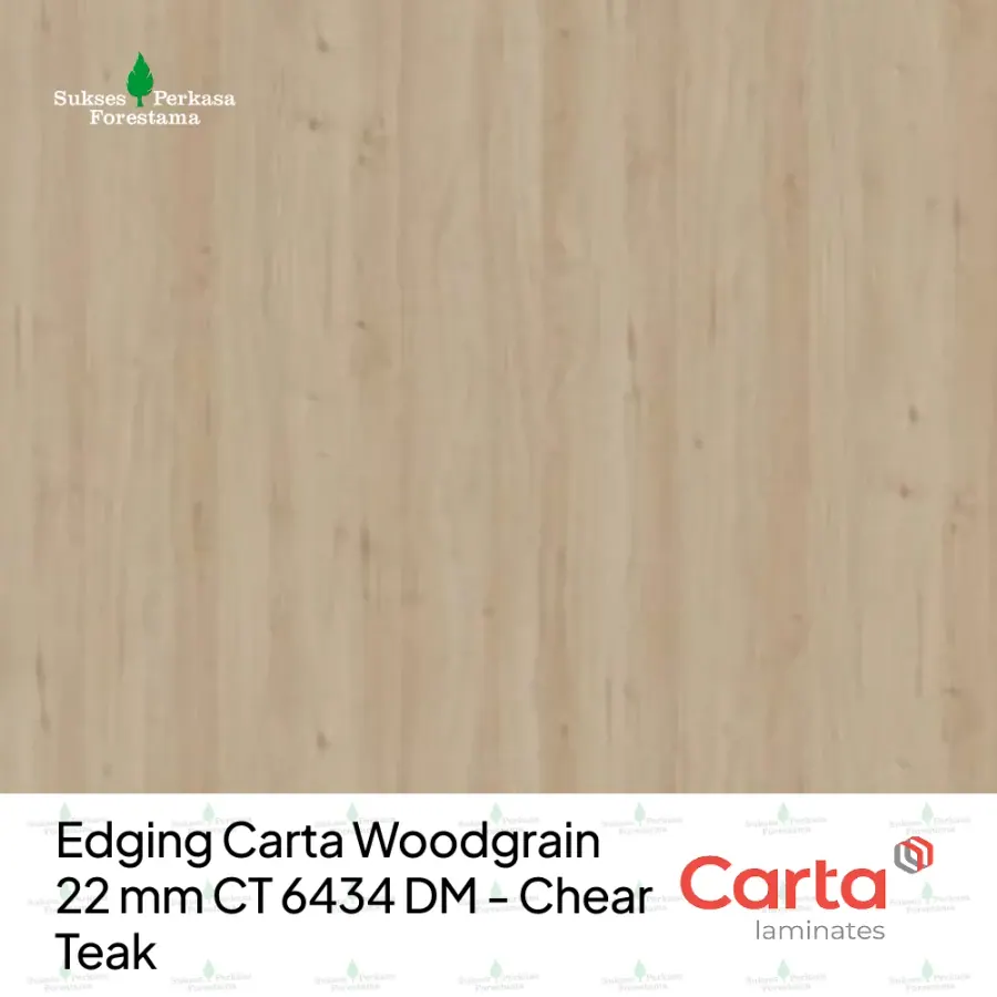 Edging Carta Woodgrain 22 mm CT 6434 DM - Chear Teak